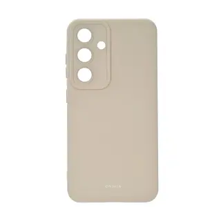 Produktfoto för Onsala Mobilskal Samsung S25 5G Baksida med Silikonkänsla Återvunnen Betong