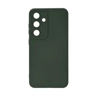 Produktfoto för Onsala Mobilskal Samsung S25 5G Baksida med Silikonkänsla Återvunnen Olivgrön