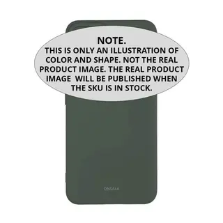 Produktfoto för Onsala Mobilskal Samsung S25 Ultra 5G Baksida med Silikonkänsla Återvunnen Olivgrön