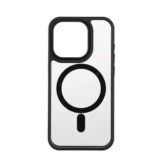 Produktfoto för ONSALA Phone Case Bumper MagSeries Black & Clear - iPhone 15 Pro