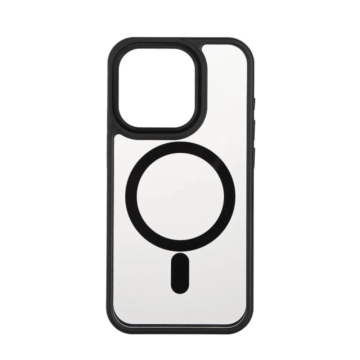 Alternativ bild 0 för ONSALA Phone Case Bumper MagSeries Black & Clear - iPhone 15 Pro