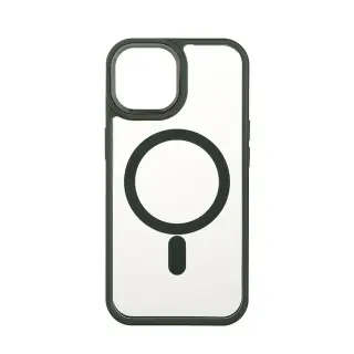 Produktfoto för ONSALA Phone Case Bumper MagSeries Green & Clear - iPhone 15