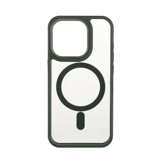 Produktfoto för ONSALA Phone Case Bumper MagSeries Green & Clear - iPhone 15 Pro