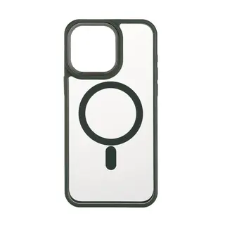 Produktfoto för ONSALA Phone Case Bumper MagSeries Green & Clear - iPhone 15 Pro Max