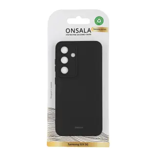 Produktfoto för ONSALA Phone Case Silicone Black - Samsung S24 5G