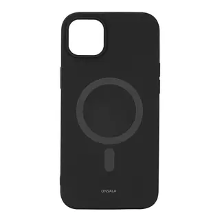 Produktfoto för ONSALA Phone Case Silicone MagSeries Black - iPhone 14 Plus