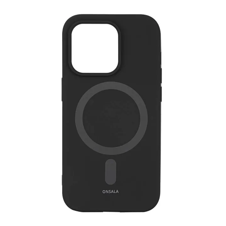 Alternativ bild 0 för ONSALA Phone Case Silicone MagSeries Black - iPhone 14 Pro
