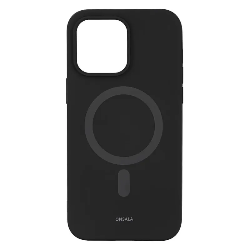 Alternativ bild 0 för ONSALA Phone Case Silicone MagSeries Black - iPhone 14 Pro Max