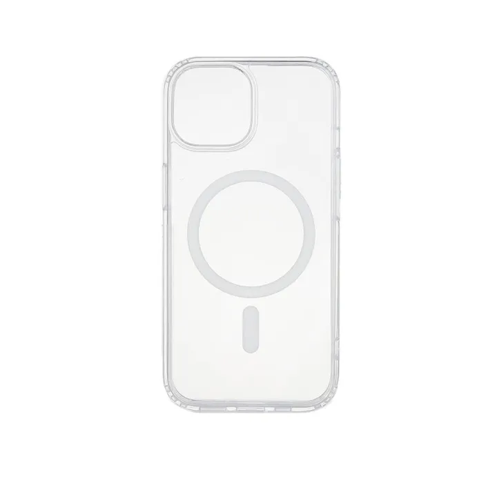 Alternativ bild 0 för ONSALA Phone Case TPU MagSeries Transparent - iPhone 15