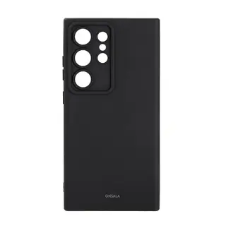 Produktfoto för ONSALA Phone Case with Silicone Feel Black - Samsung S24 Ultra 5G