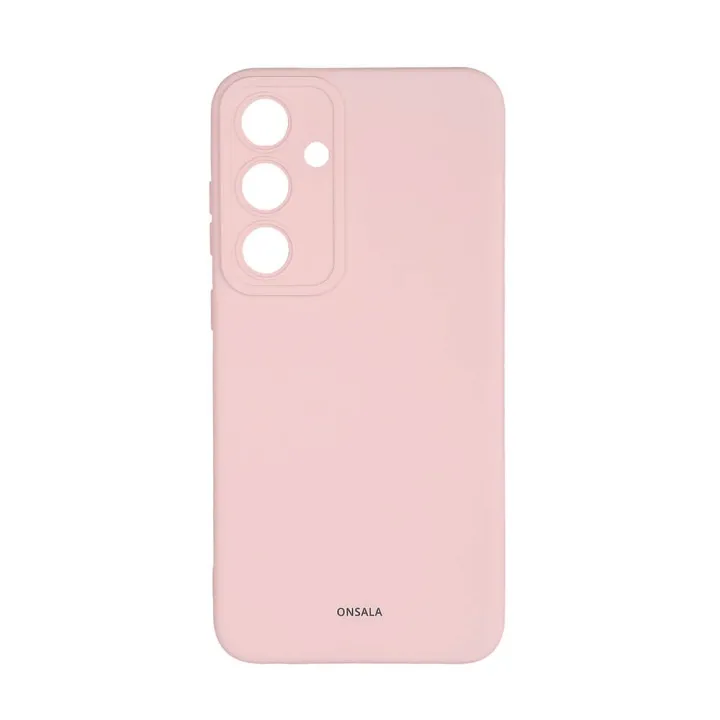 Alternativ bild 0 för ONSALA Phone Case with Silicone Feel Chalk Pink - Samsung S24+ 5G
