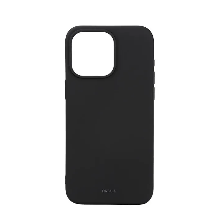Alternativ bild 0 för ONSALA Phone Case with Silicone Feel MagSeries Black - iPhone 15 Pro Max