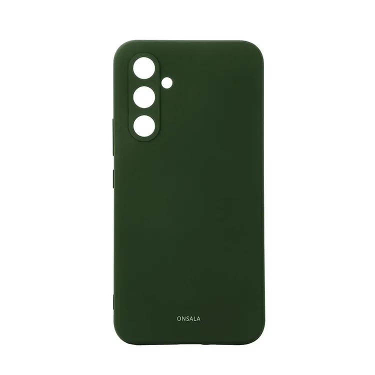 Alternativ bild 0 för ONSALA Phone Case with Silicone Feel Olive Green - Samsung A55 5G
