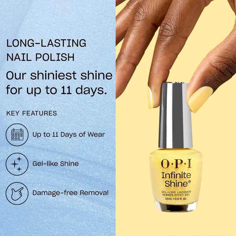 Bild 3 för OPI Infinite Shine Spring Collection Slay Hello to Yellow 15 ml