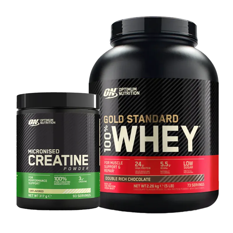 Alternativ bild 0 för Optimum Nutrition 100% Whey Gold Double Rich Chocolate 2,27kg
