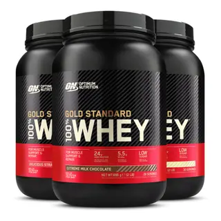 Produktfoto för Optimum Nutrition 100% Whey Gold Double Rich Chocolate 900g