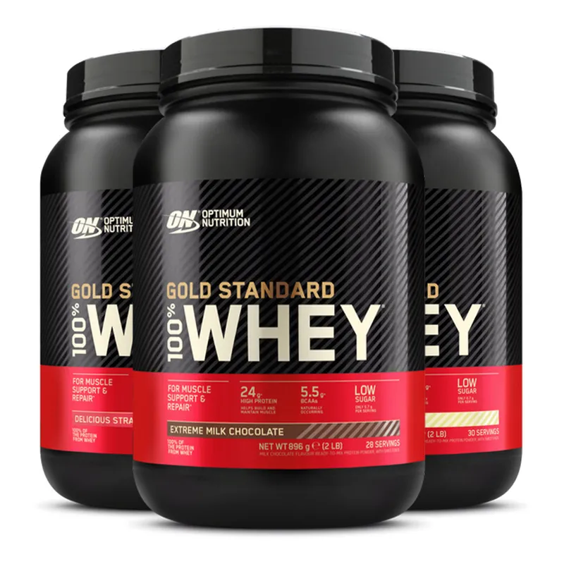 Alternativ bild 0 för Optimum Nutrition 100% Whey Gold Double Rich Chocolate 900g