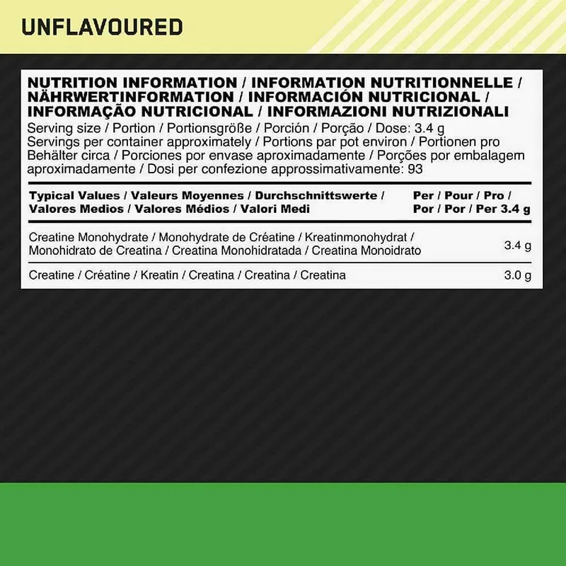 Bild 2 för Optimum Nutrition Creatine Powder, 300 g, Kreatin