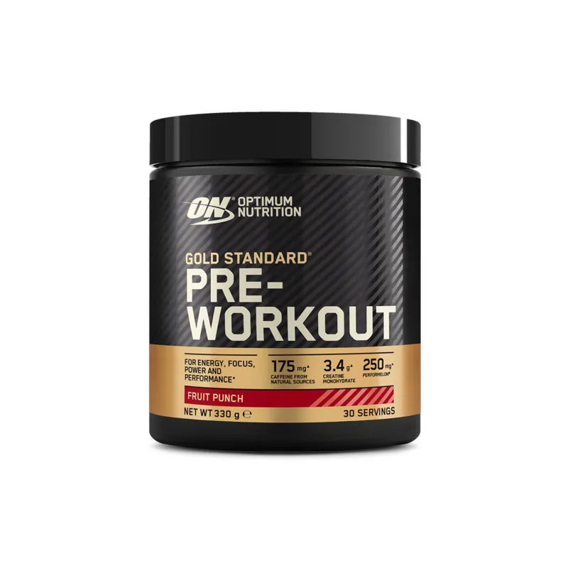 Bild 1 för Optimum Nutrition Gold Standard Pre Workout Fruit Punch 330 g