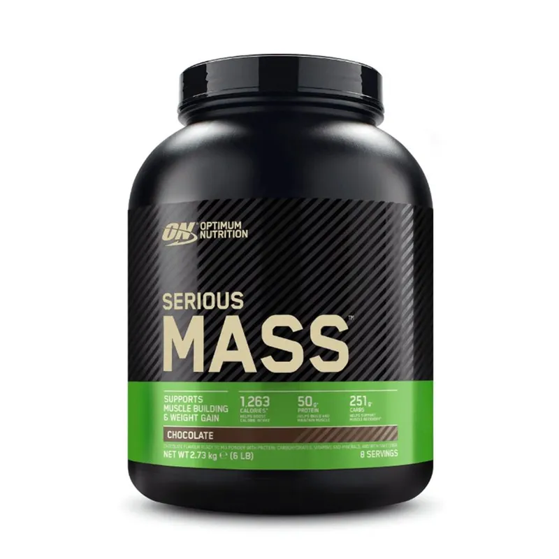 Bild 1 för Optimum Nutrition Serious Mass Chocolate 2,72kg
