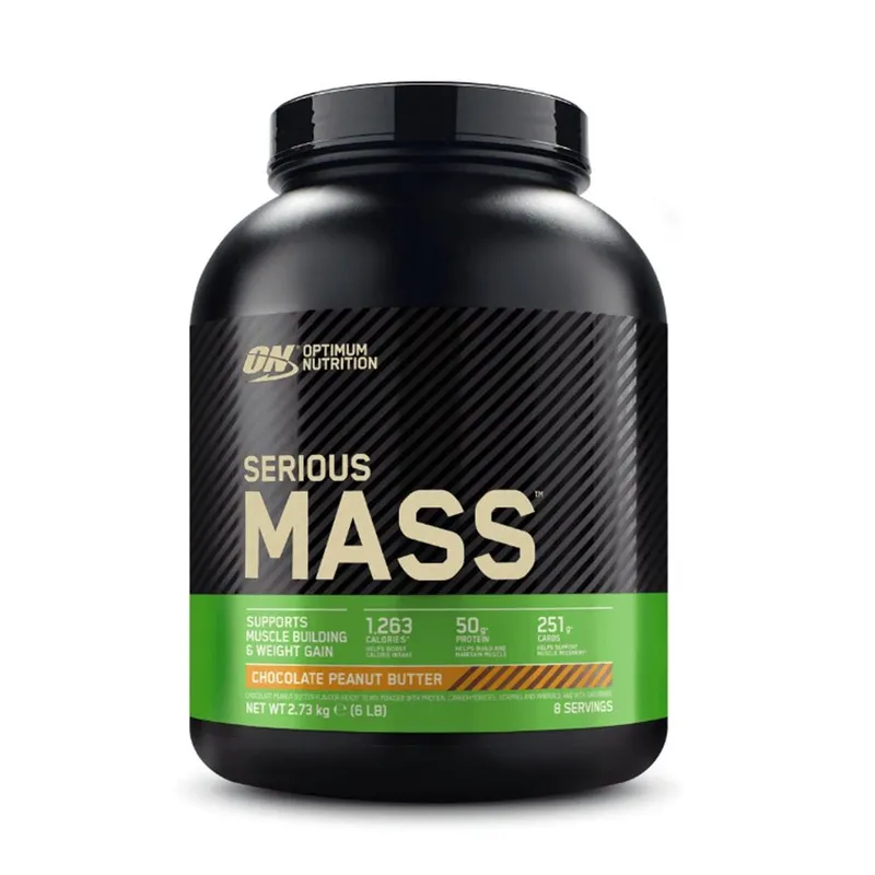 Bild 2 för Optimum Nutrition Serious Mass Chocolate 2,72kg