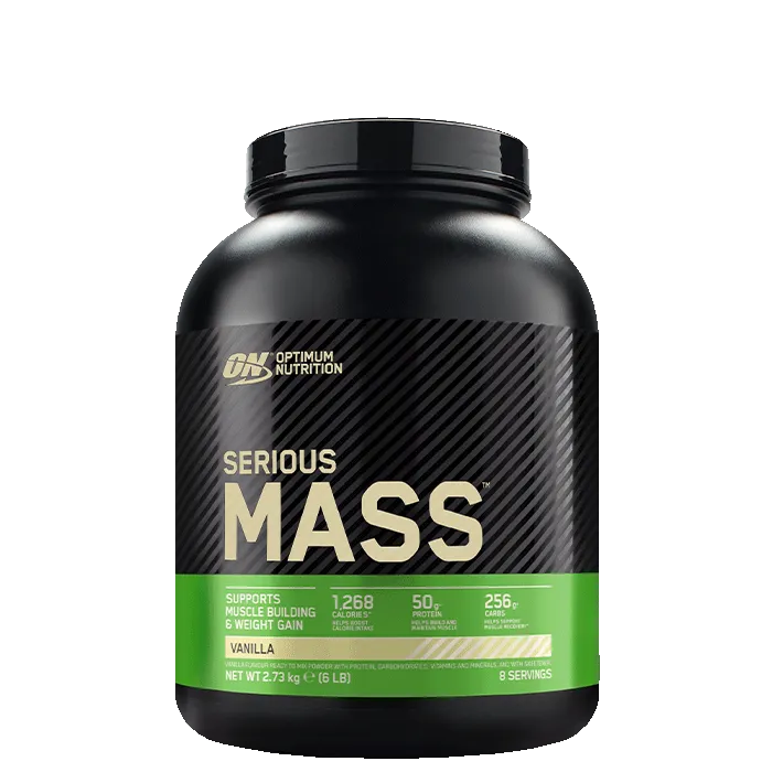 Alternativ bild 0 för Optimum Nutrition Serious Mass Vanilla 2,72kg