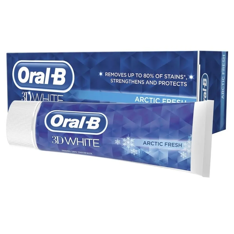 Bild 1 för Oral B 3D White Arctic Fresh 3in1 Tandpasta 75 ml