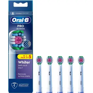 Produktfoto för Oral-B Borsthuvuden 3D White - 5 pcs