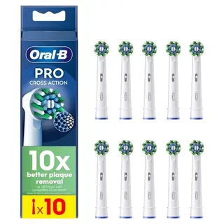 Produktfoto för Oral-B Borsthuvuden Cross Action 10 pcs