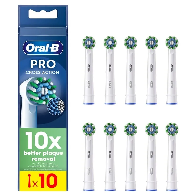 Bild 1 för Oral-B Borsthuvuden Cross Action 10 pcs