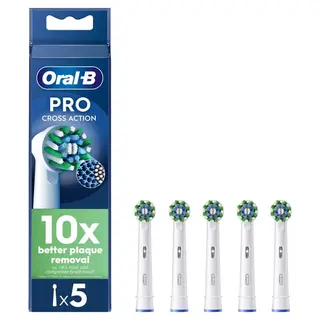 Produktfoto för Oral-B Borsthuvuden Cross Action 5 pcs