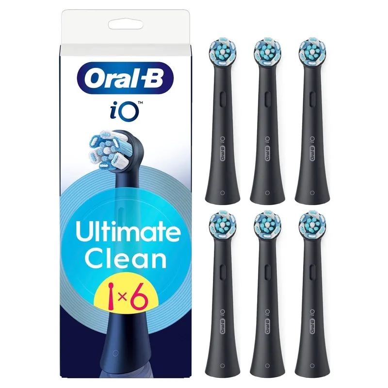 Bild 2 för Oral-B Borsthuvuden iO Ultimate Clean Black - 6 pcs