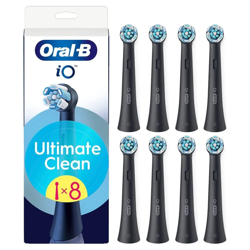 Bild 2 för Oral-B Borsthuvuden iO Ultimate Clean Black - 8 pcs