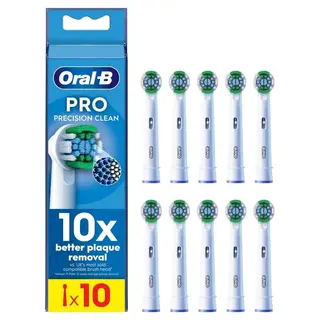 Produktfoto för Oral-B Borsthuvuden Precision Clean 10 pcs