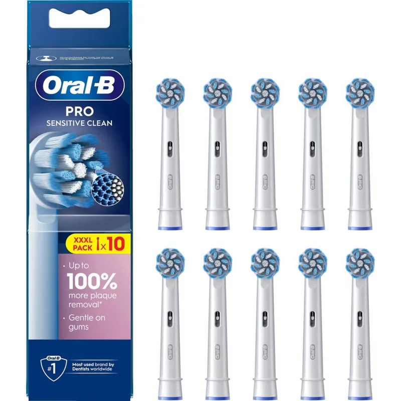Bild 2 för Oral-B Borsthuvuden Sensitive Clean & Care - 10 pcs