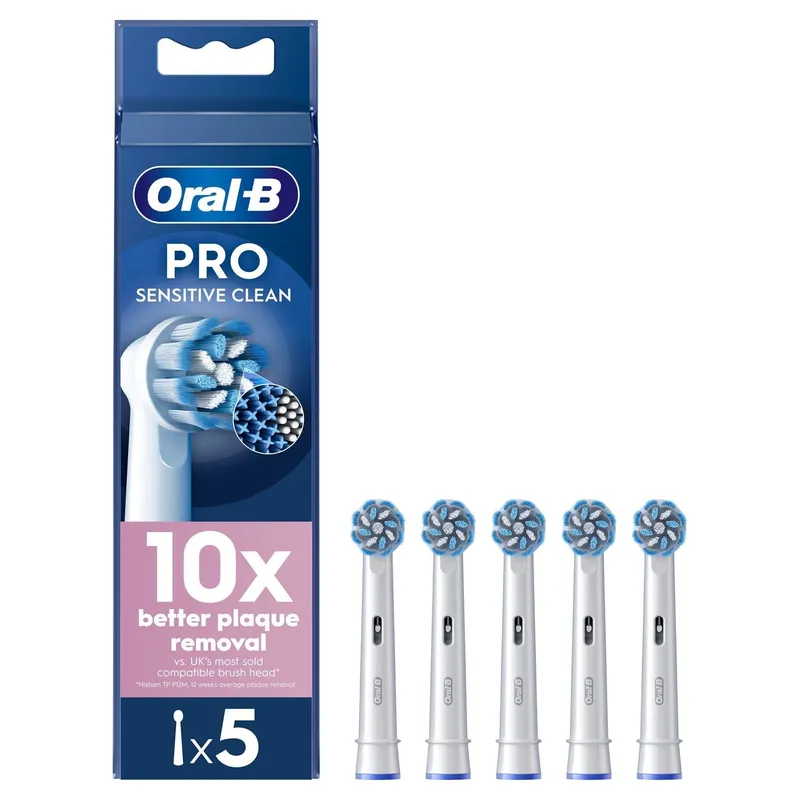 Bild 2 för Oral-B Borsthuvuden Sensitive Clean & Care - 5 pcs