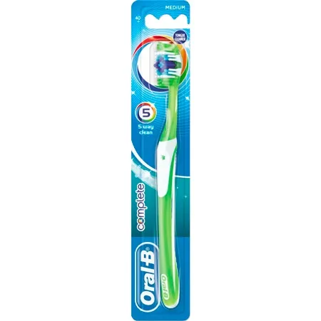 Bild 2 för Oral-B Complete 5 Way Clean Medium Tandborste 1 st