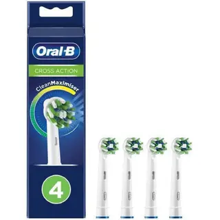 Produktfoto för Oral-B CrossAction Tandborsthuvud med CleanMaximiser-teknologi 4 st