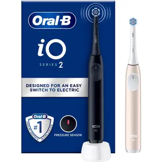 Produktfoto för Oral-B eltandborste iO2 Duo Night Black / Calm Pink