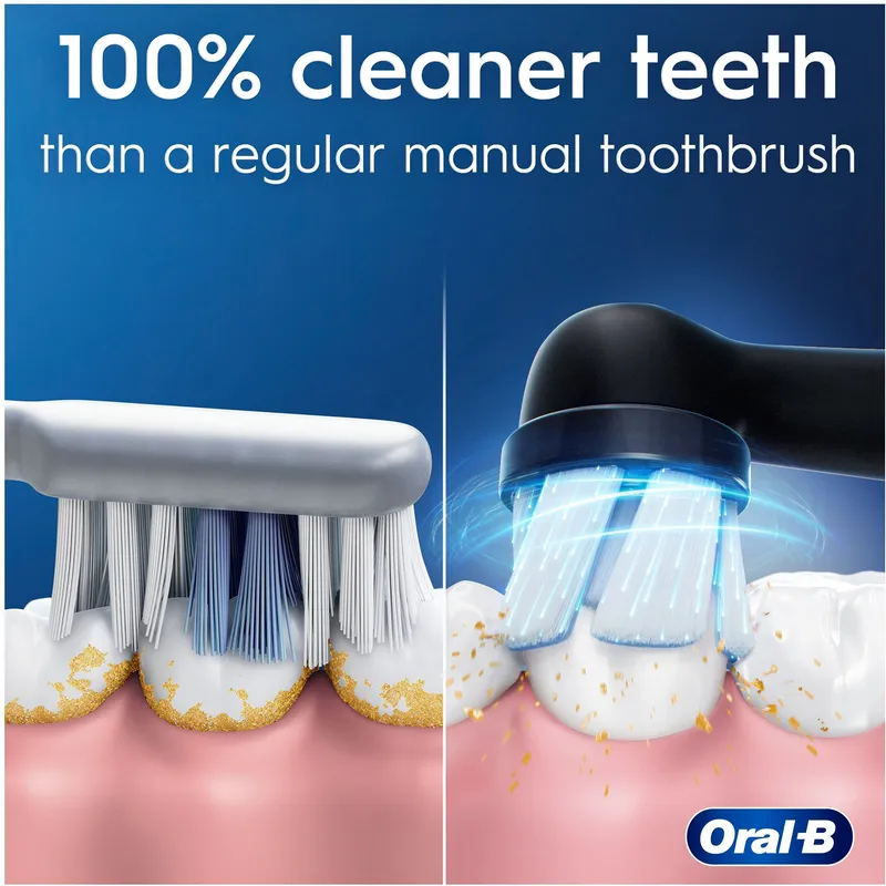 Bild 2 för Oral-B eltandborste iO2 Duo Night Black / Calm Pink