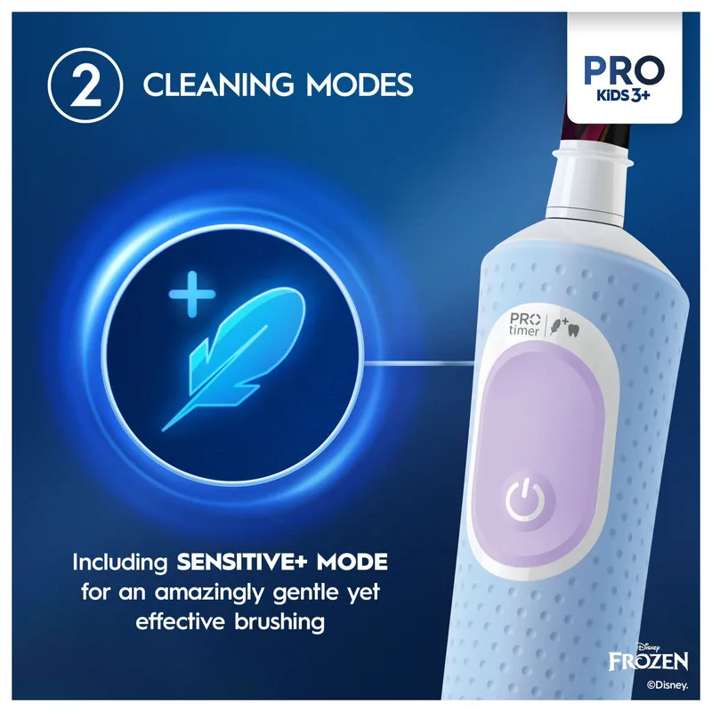 Bild 2 för Oral-B eltandborste Vitality Pro Kids Frozen HBOX
