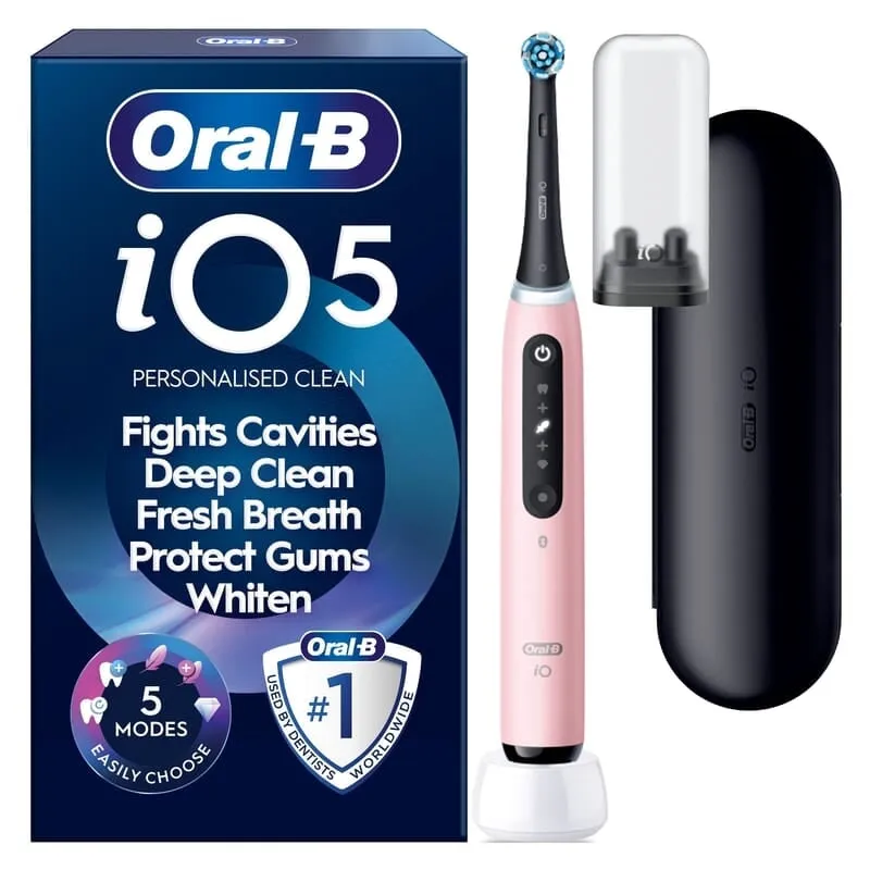 Bild 1 för Oral-B iO5 elektrisk tandborste (rosa)