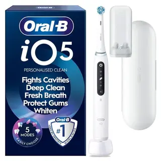 Produktfoto för Oral-B iO5 elektrisk tandborste (vit)