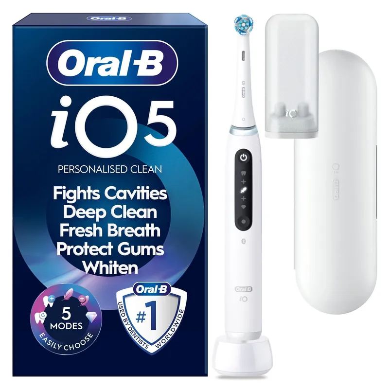 Bild 2 för Oral-B iO5 elektrisk tandborste (vit)