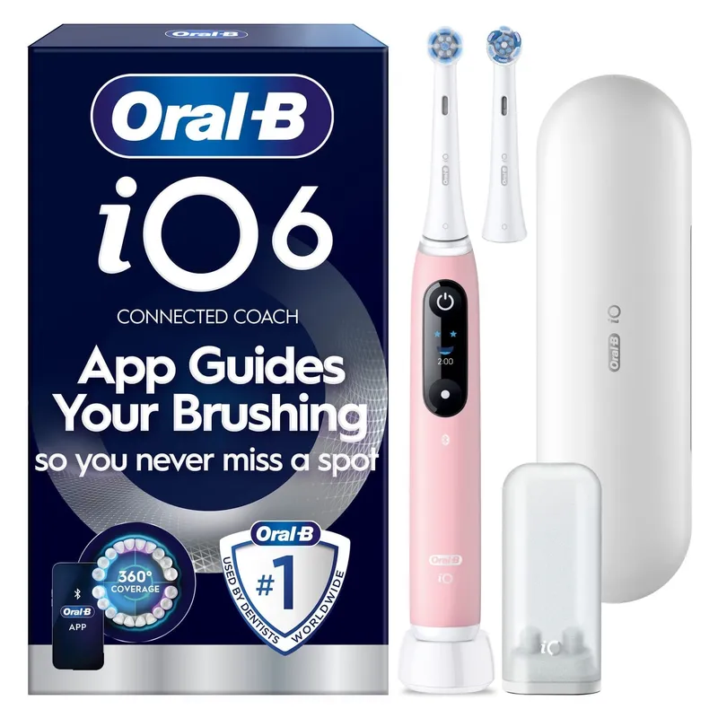 Bild 2 för Oral-B iO6 elektrisk tandborste (rosa)