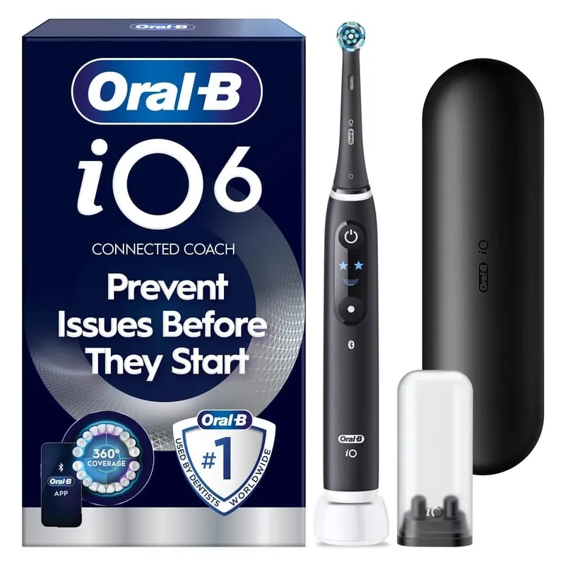 Bild 1 för Oral-B iO6 elektrisk tandborste (svart)