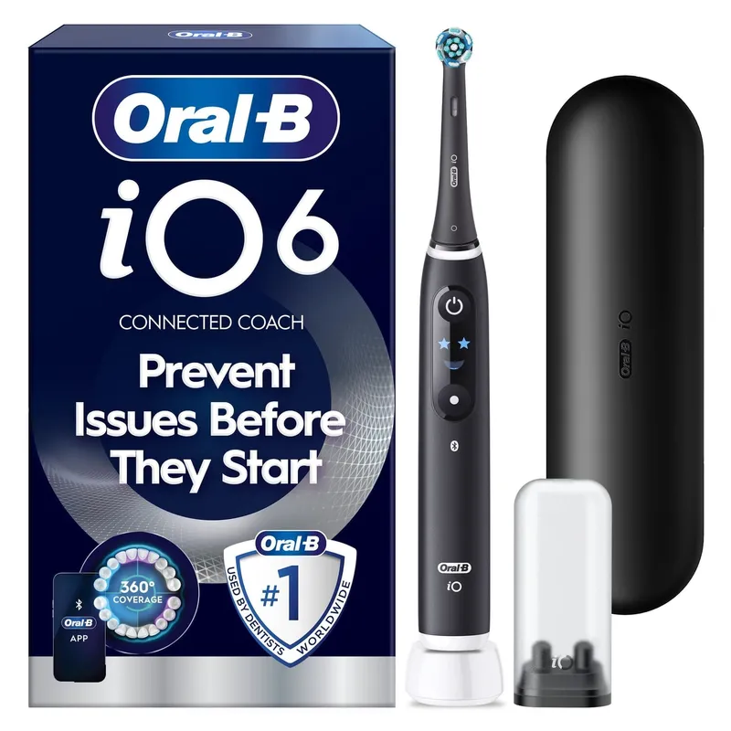 Bild 2 för Oral-B iO6 elektrisk tandborste (svart)