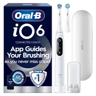 Produktfoto för Oral-B iO6 elektrisk tandborste (vit)