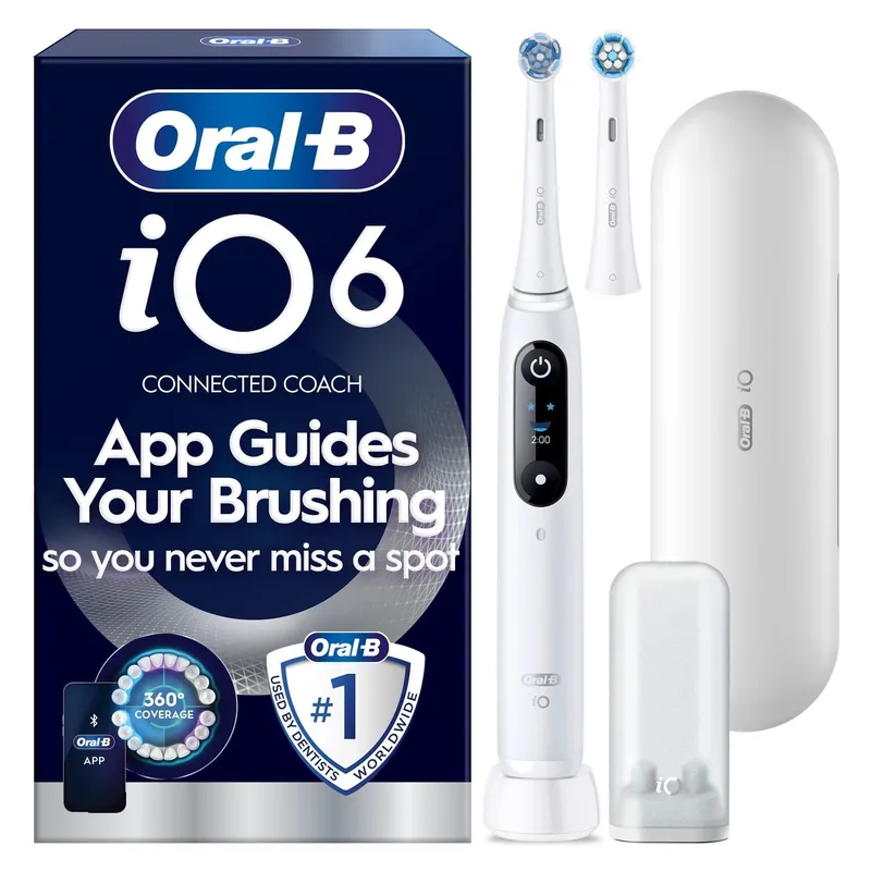Bild 2 för Oral-B iO6 elektrisk tandborste (vit)