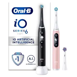 Produktfoto för Oral-B iO6 Eltandborste med extra Tandborsthuvud